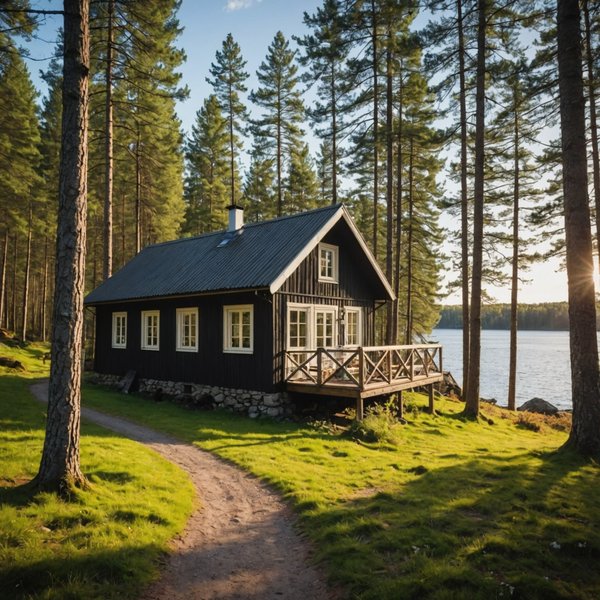 Quels chalets en Suède offrent des cours de cuisine suédoise et des randonnées en forêt?